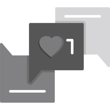 Mesaj vektör simgesi. Taşınabilir konsept ve web tasarımı için basit vektör illüstrasyonu.