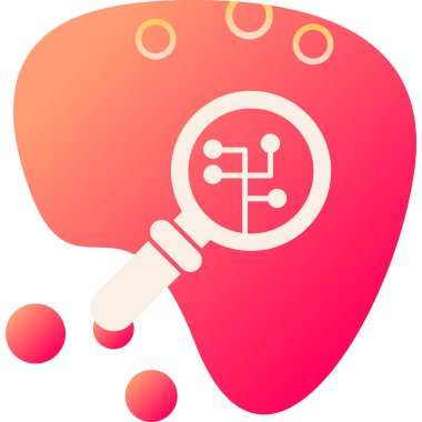 beyin ikonu vektör illüstrasyonu