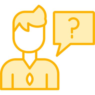 iş adamı simgesi vektör illüstrasyonu