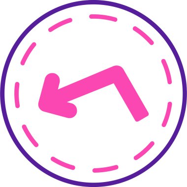 Ok. Web simgesi basit illüstrasyon