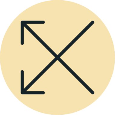 ok simgesinin vektör illüstrasyonu