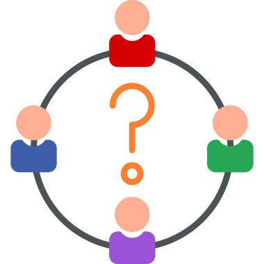 İş ve finans simgesinin vektör illüstrasyonu