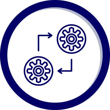 Sikke ayarları vektör simgesi