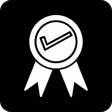 Madalya. Web simgesi basit illüstrasyon