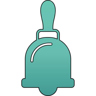 Elektrikli süpürge. Web simgesi basit illüstrasyon