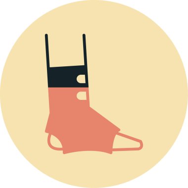 Tek bir simgenin vektör illüstrasyonu