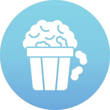cupcake ikonu vektör illüstrasyonu
