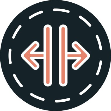 Eğilim biçimi izole edilmiş arkaplanda ok simgesi