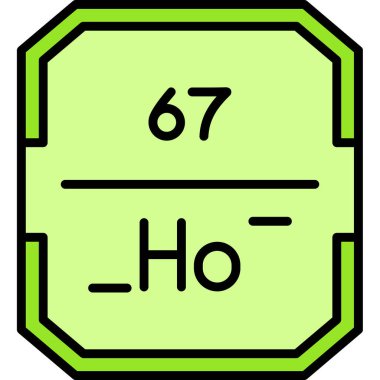 kimyasal formül simgesi, vektör tasarımı