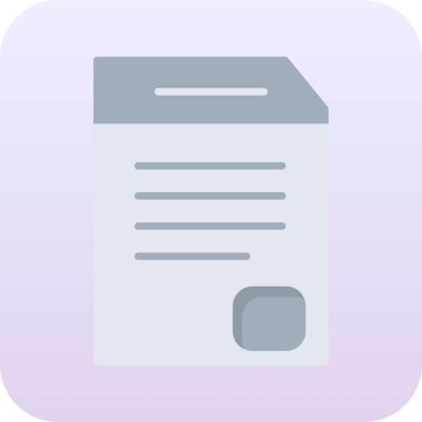 belge dosya vektör simgesi