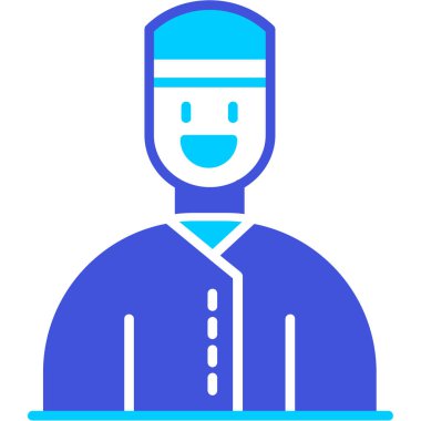 Bir doktorun vektör illüstrasyonu