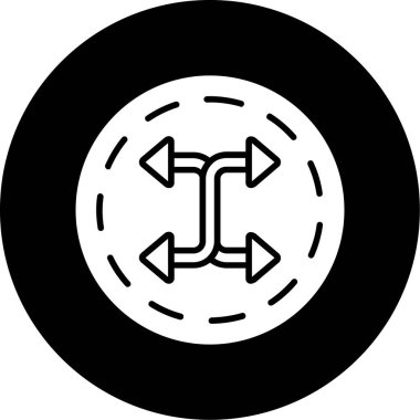 ok simgesi vektör illüstrasyonu