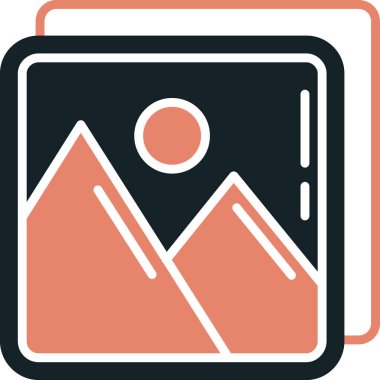 fotoğraf galerisi vektör illüstrasyonu