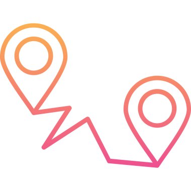 gps simge vektör illüstrasyonu