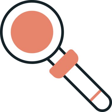 Bir büyüteçin vektör çizimi