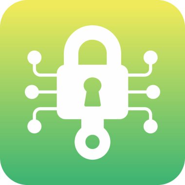 ikon vektör illüstrasyonunu kilitle