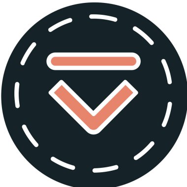 araba fren diski simgesi - taslak biçimi