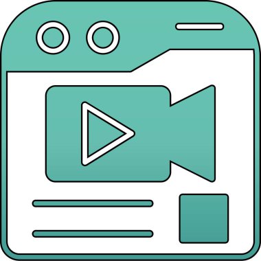 seo modern simgesinin vektör illüstrasyonu