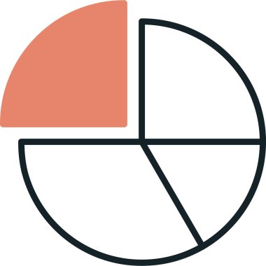 pasta grafiği vektör çizim