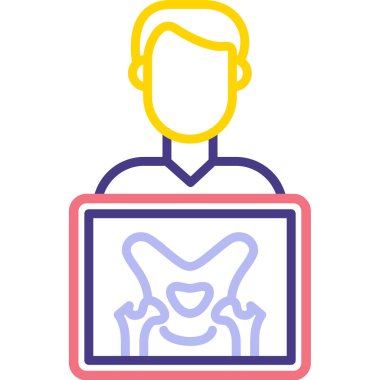 İnsan yüzü vektör çizim