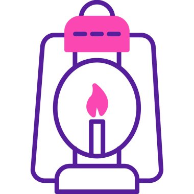 Bir mumun vektör illüstrasyonu