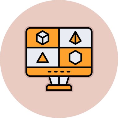 seo modern simgesinin vektör illüstrasyonu