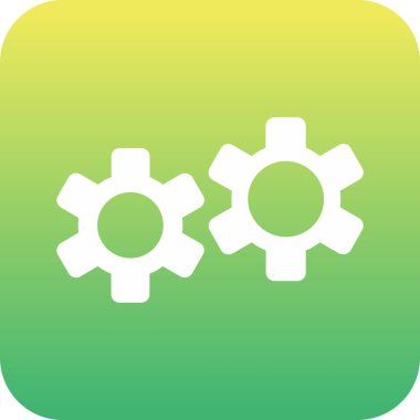 dişli simgesi vektör illüstrasyonu