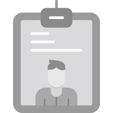 Kimlik kartı. Basit tasarım