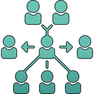 ağ bağlantı simgesi, vektör illüstrasyon tasarımı