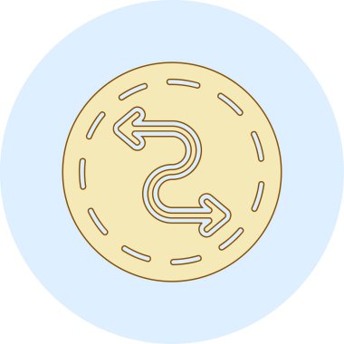 Sikke Simgesi vektör illüstrasyonu