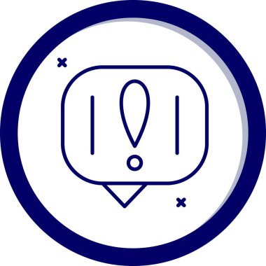 Bir simgenin vektör illüstrasyonu