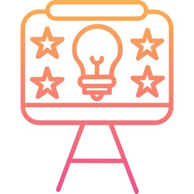 Yaratıcı simge, vektör illüstrasyonu