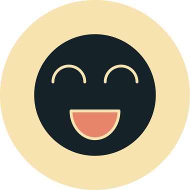 emoji. Web simgesi basit illüstrasyon