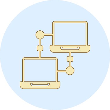 Modern simgenin vektör illüstrasyonu