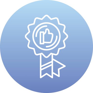 Bir çelenk simgesinin vektör çizimi