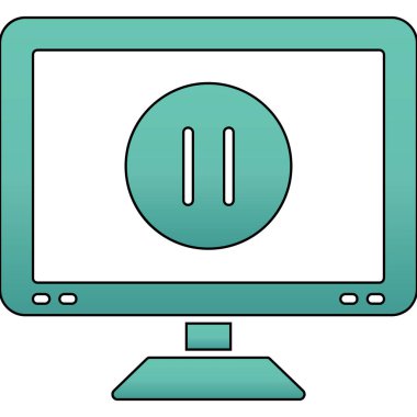 bilgisayar simgesi vektör illüstrasyonu