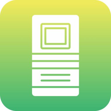 Belge simgesinin vektör illüstrasyonu