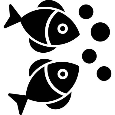 Balıkların vektör illüstrasyonu