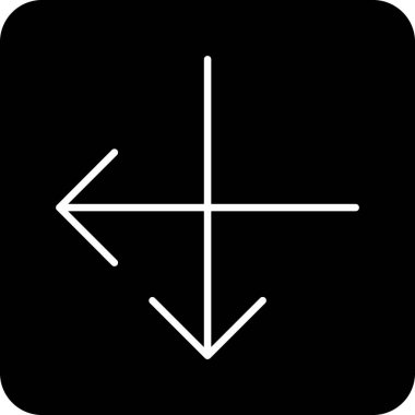 ok yönü konum simgesi ana hat biçiminde