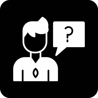 iş adamı simgesi, vektör illüstrasyonu