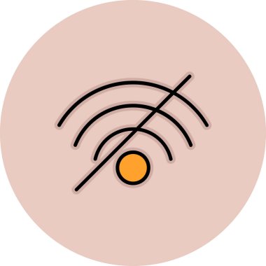 wifi simgesi vektör illüstrasyonu