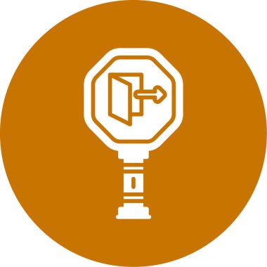 Modern oto tamir simgesinin vektör illüstrasyonu