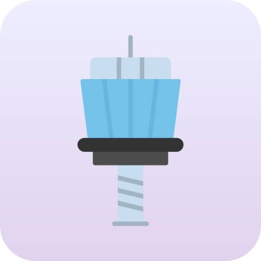 Boya Fırçası. Web simgesi basit illüstrasyon