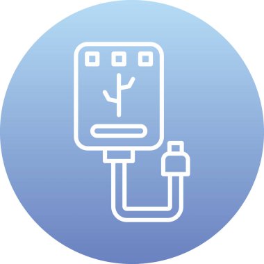 b gazının vektör illüstrasyonu simgesi yok