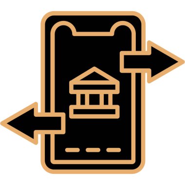 Bir ev simgesinin vektör illüstrasyonu