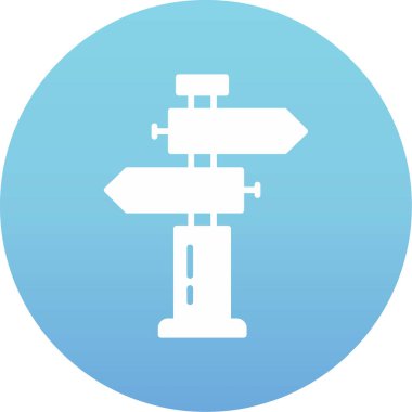 Bir vinç simgesinin vektör illüstrasyonu