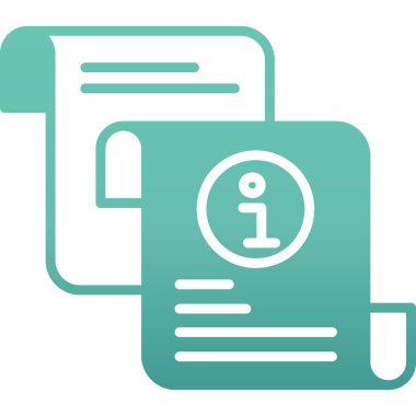 belge simgesi vektör illüstrasyonu