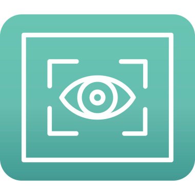 Göz simgesi vektör illüstrasyonu