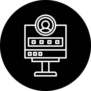 Vektör seo simgesi illüstrasyonu