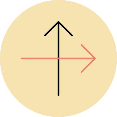 Ok. Web simgesi basit illüstrasyon